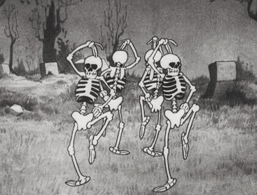 What happens to your body when you die - dancing skeletons